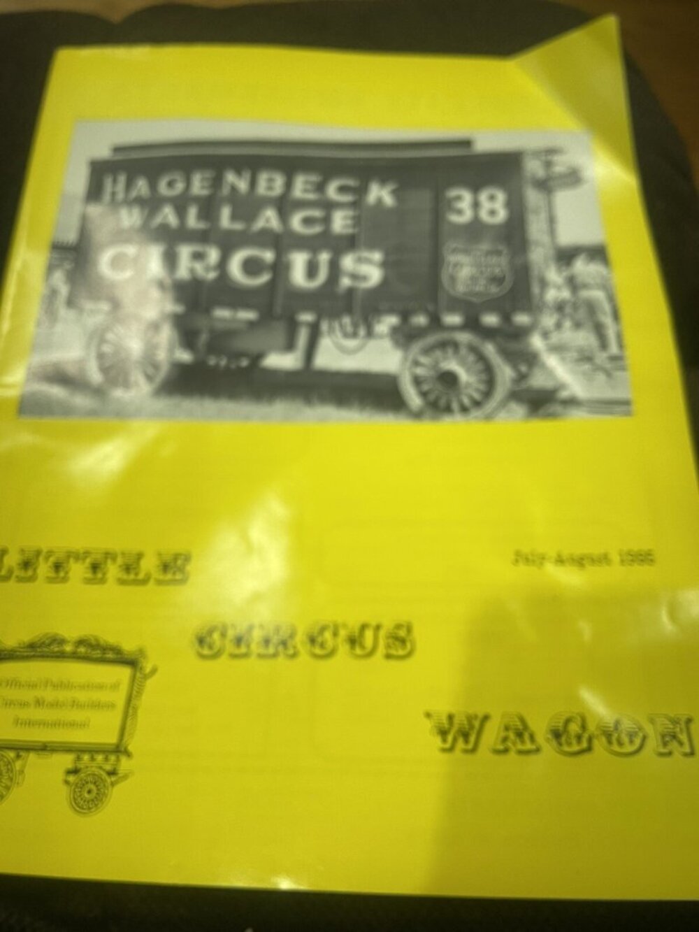 Little Circus Wagon; July-August 1985; Circus Model Builders International-mag